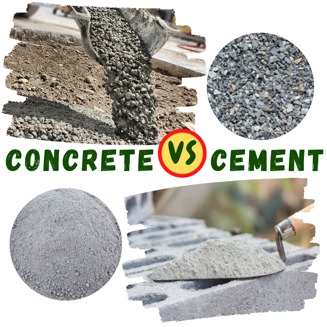 Cement vs Concrete